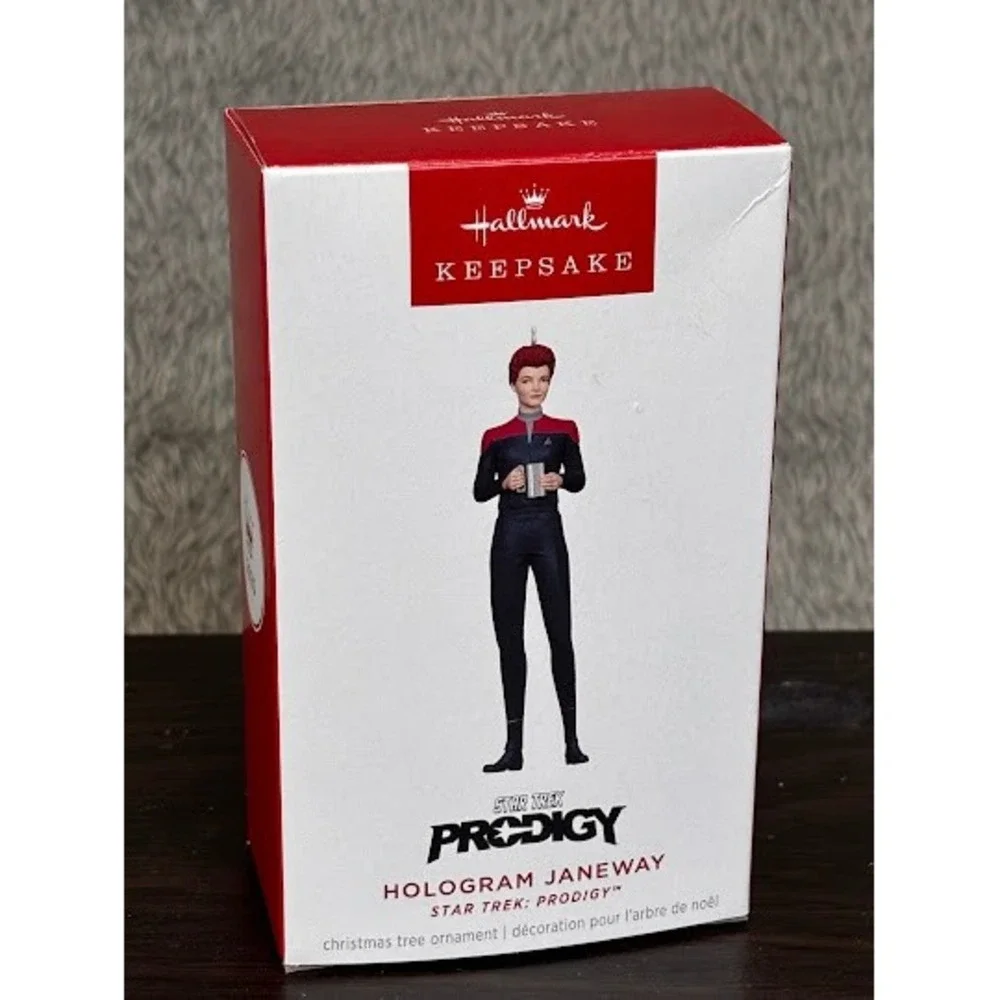 Hallmark Keepsake 2025 Star Trek Prodigy Hologram Janeway Christmas Ornament NIB